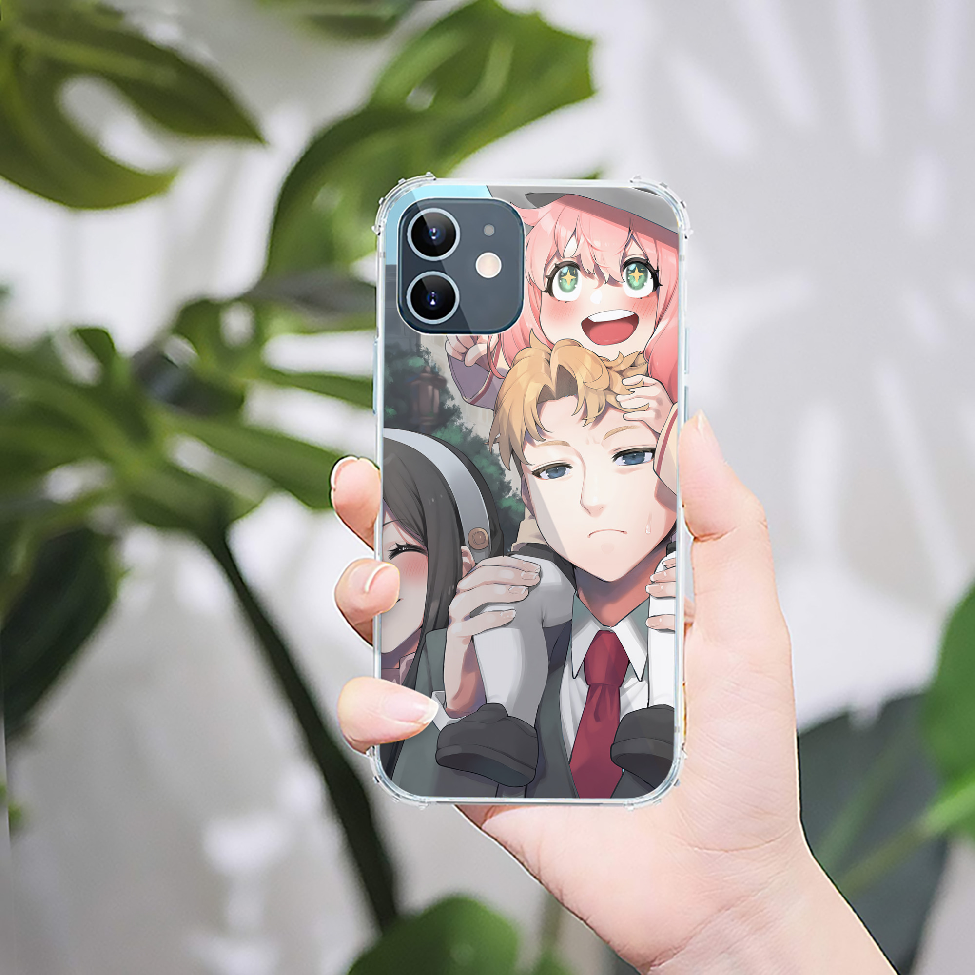 （画像用） SPY×FAMILY间谍家家酒 【iPhone 12シリーズ対応】透明スマホケース（クリアソフトケース）